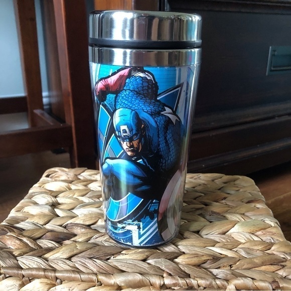 Marvel Avengers: Captain America stainless steel tumbler - Picture 2 of 5